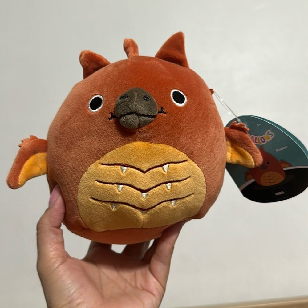 NWT Squishmallows Brown Dragon Plush
